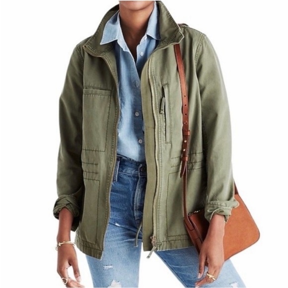 Madewell Jackets & Blazers - Madewell Fleet Military Jacket Khaki Green Small